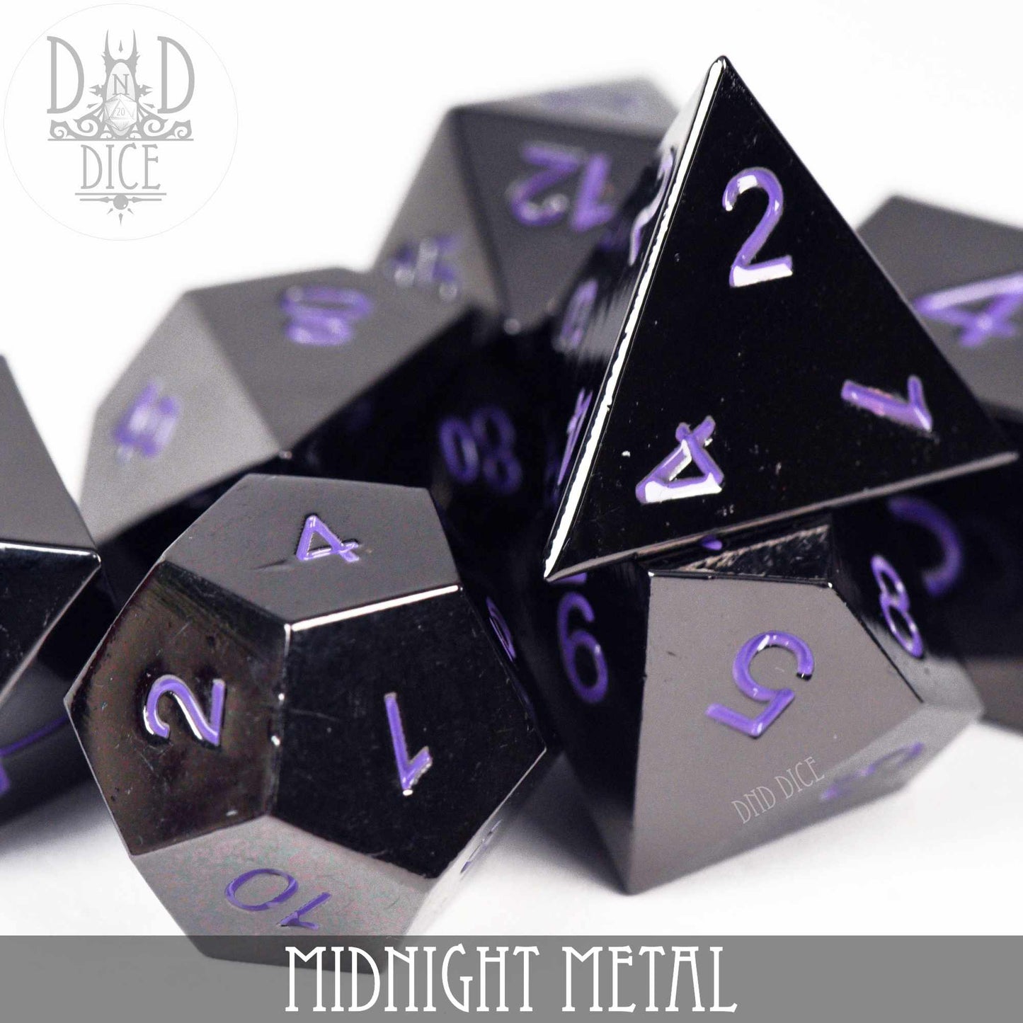 Midnight Metal Dice Set