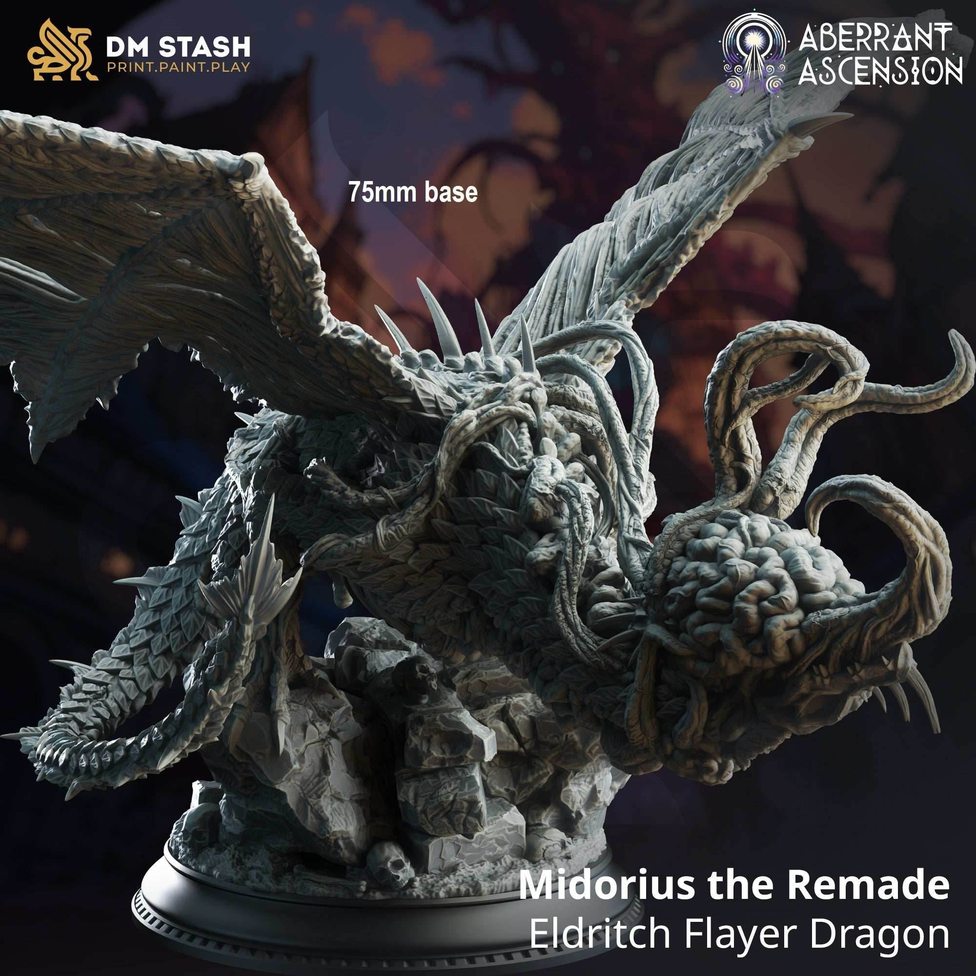 Midorius, the Remade (Eldritch Flayer Dragon) - 