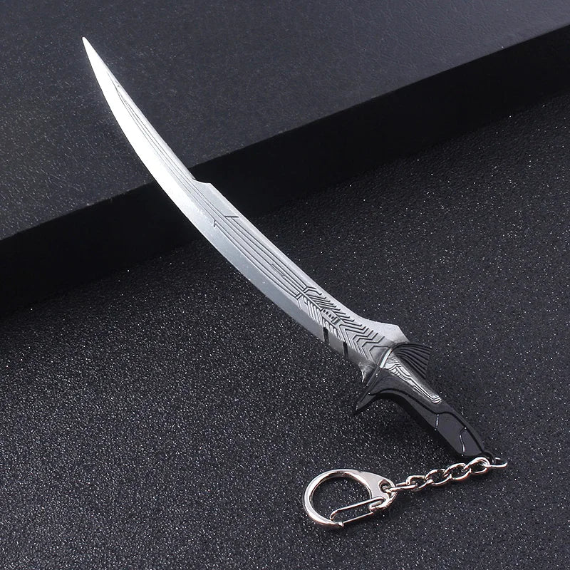 MIDY Movie Alita: Battle Angel Knife Keychain High Quality Weapon Model Metal Keychain Car Men Women Jewelry