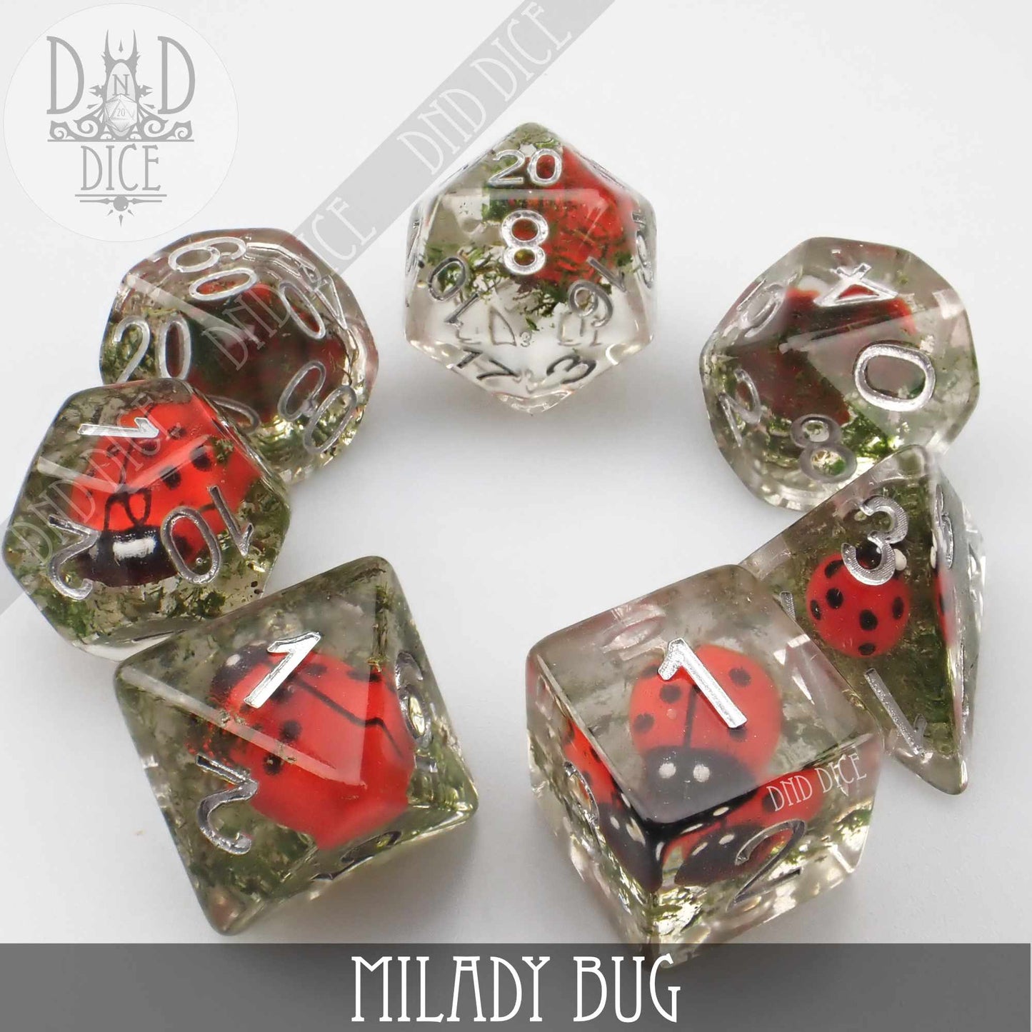 Milady Bug Dice Set