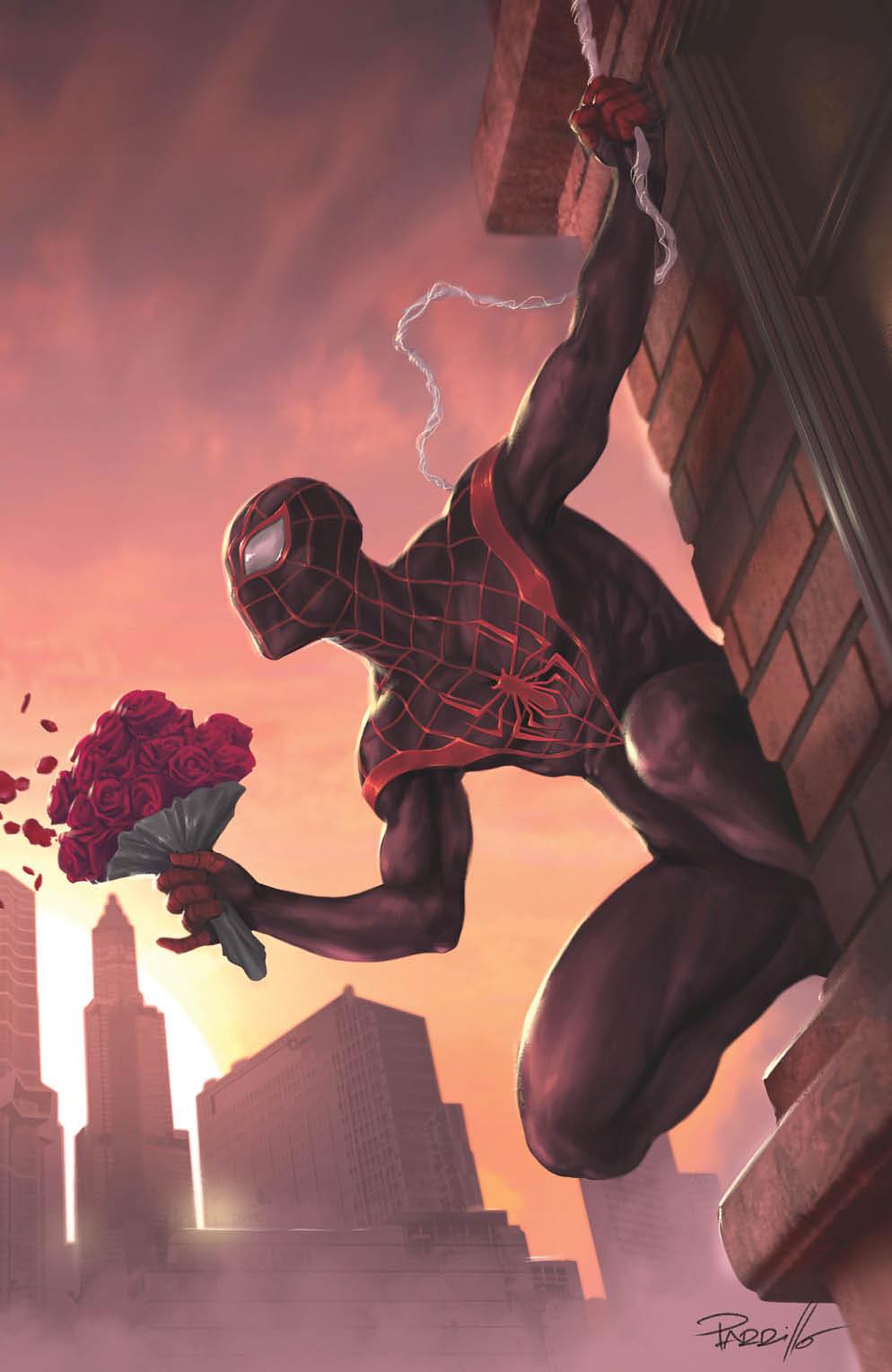 Miles Morales: Spider-Man #4 Lucio Parrillo (616) Exclusive Virgin Var (03/29/2023)