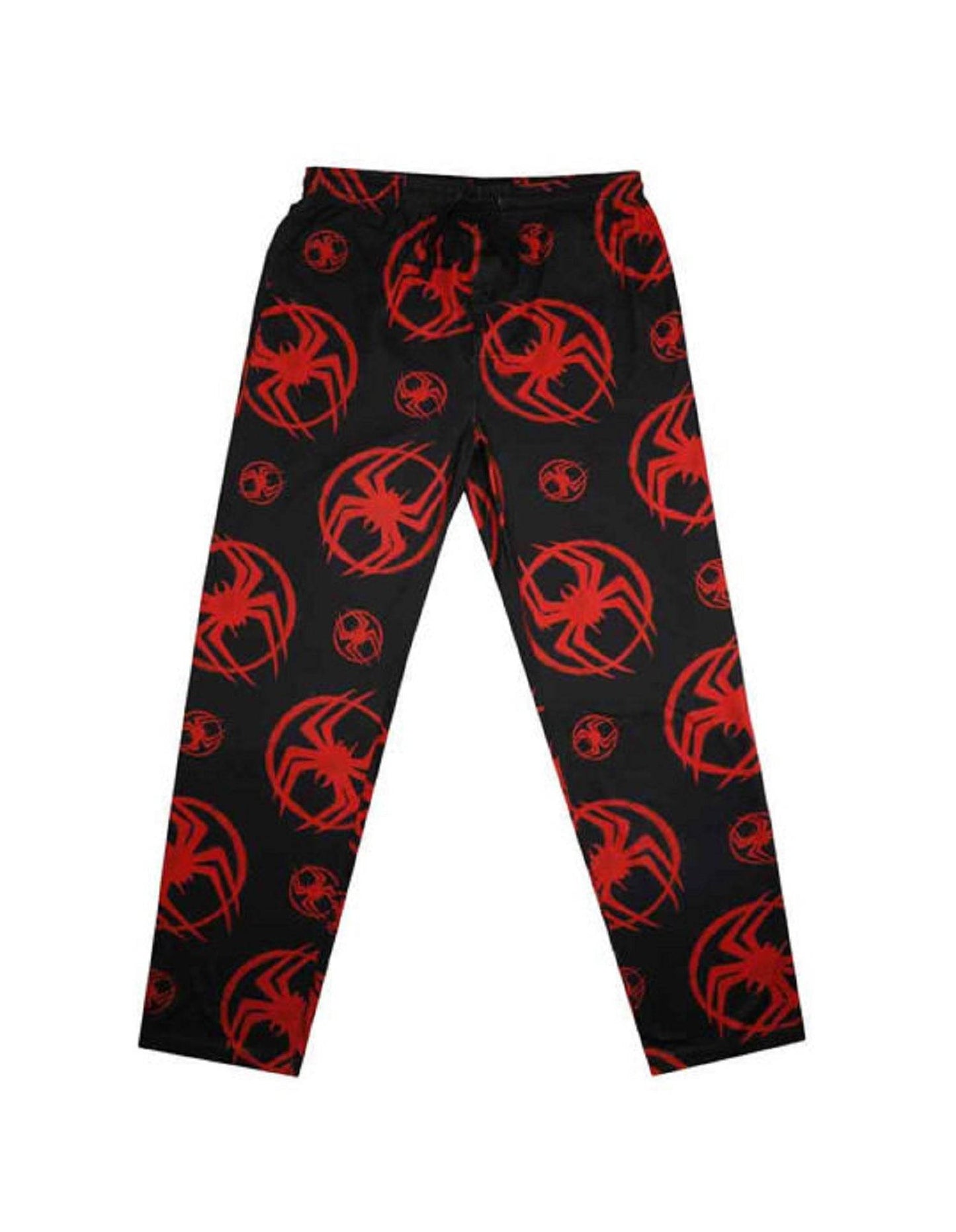 Spider-Man Miles Morales Symbol Marvel Adult Unisex Pajama Sleep Pants - S