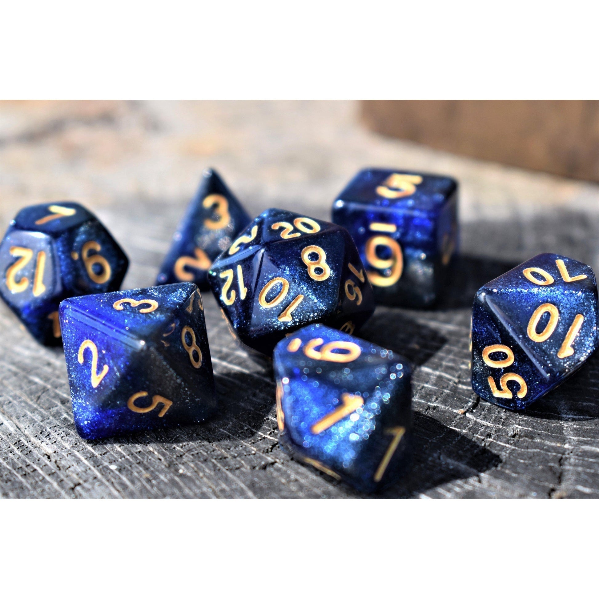 Milky Way Acrylic Dice Set