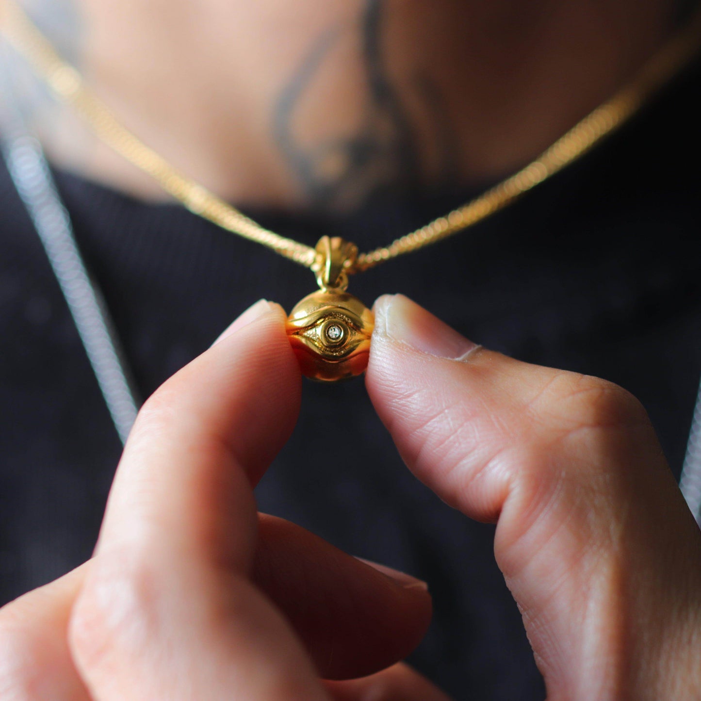 Yu-Gi-Oh!™ Millennium Eye Necklace - Black