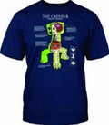 Minecraft Game The Creeper Creepus Explodus Anatomy T-Shirt - S