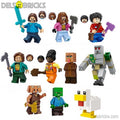 Minecraft Movie Set of 10 Minifigure toys