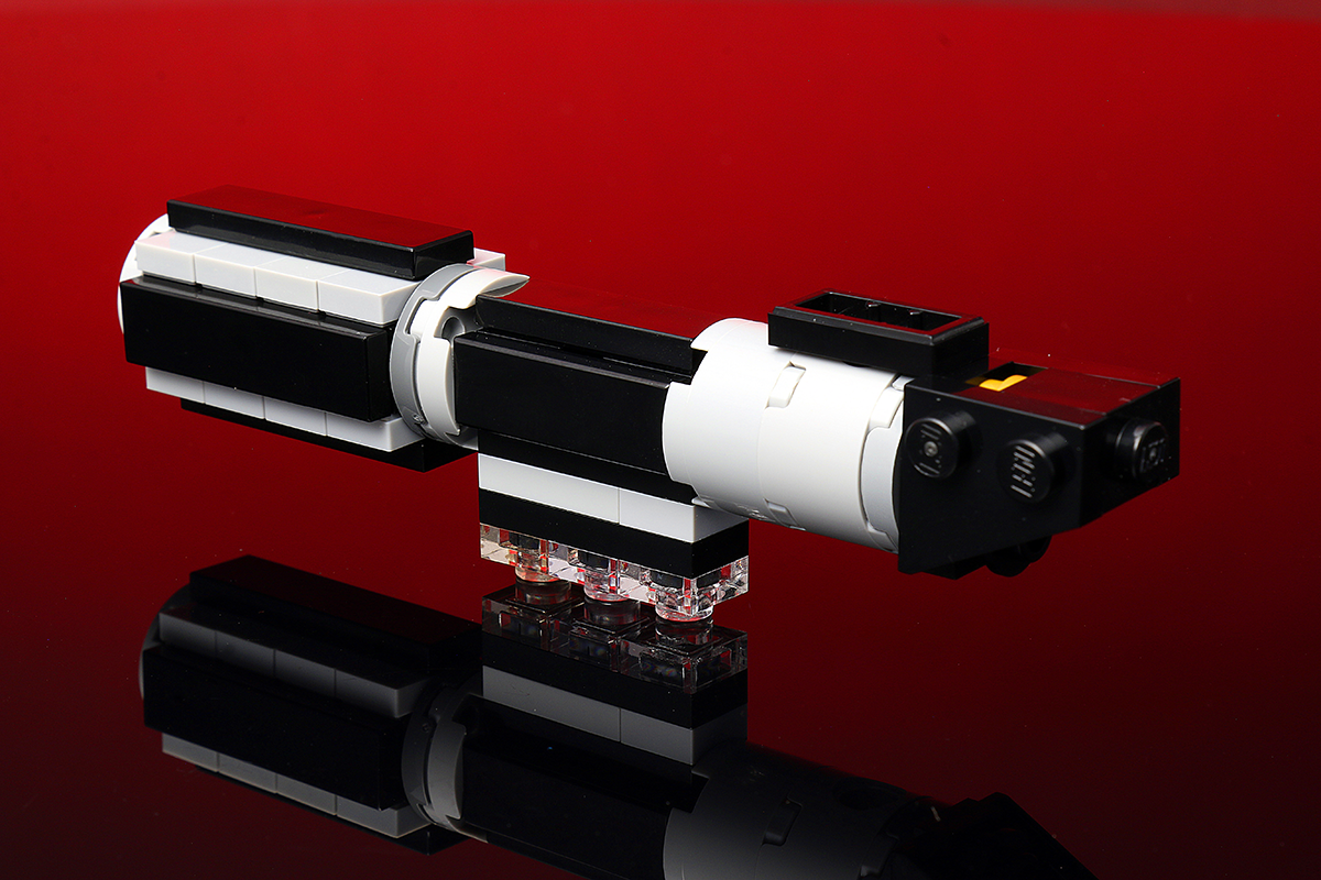 Mini Dark Lord Lightsaber made using LEGO parts - B3 Customs