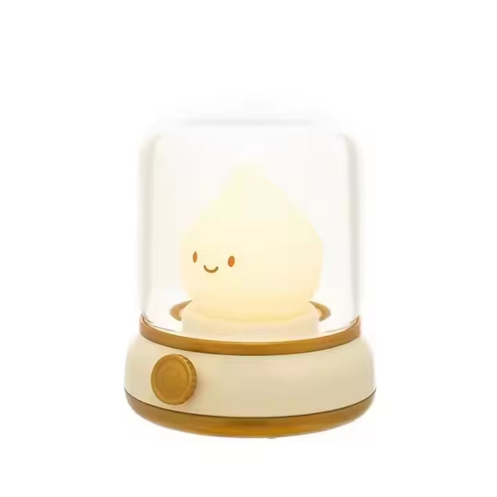 Mini Desktop LED Cute Night Lamp USB Rechargeable Portable Cartoon Table Lamp