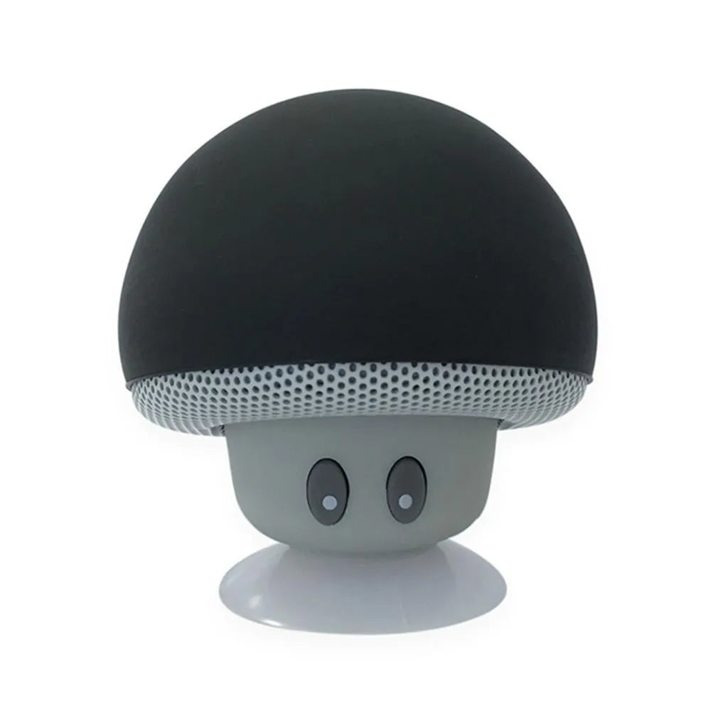 Mini Mushroom Bluetooth Speaker 5.0 Wireless Range Subwoofer With Suction Cup for Phones Cycling Picnic Outdoor