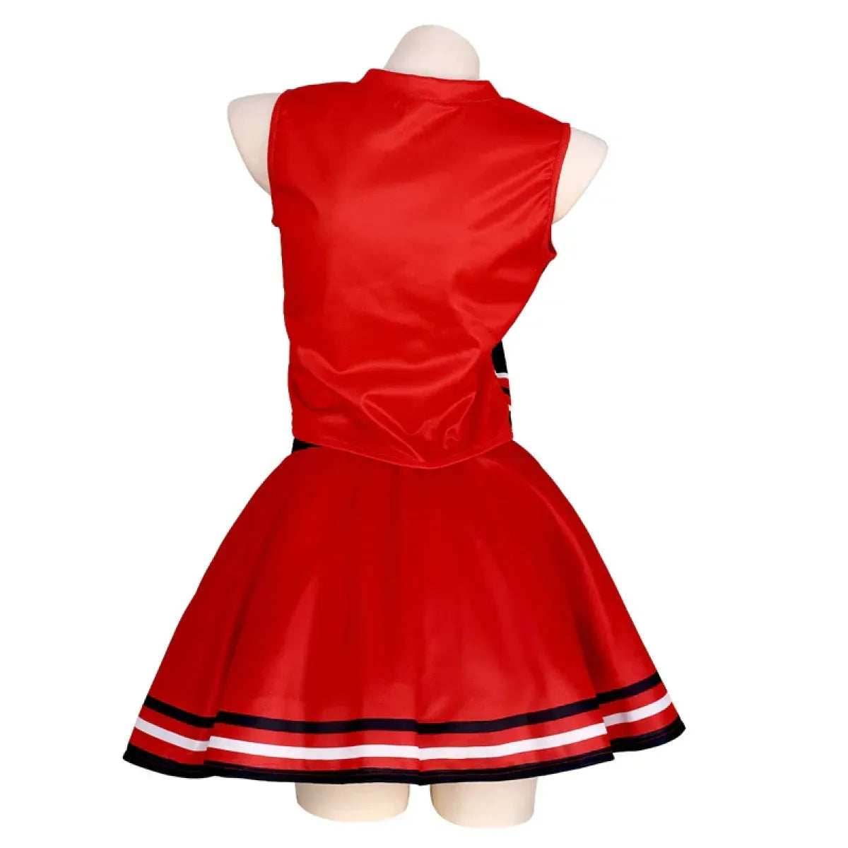 Takerlama RCH Printed Cheerleader Uniform Bring it On Cosplay Women's Fancy Dress Tank Top Mini Skirt Halloween Costume Clothes - Costume Only / XXL