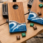Mini Tabletop Resin & Wood Cornhole Set | Gameday Collection