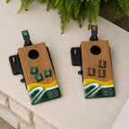 Mini Tabletop Resin & Wood Cornhole Set | Gameday Collection
