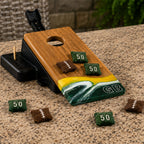 Mini Tabletop Resin & Wood Cornhole Set | Gameday Collection