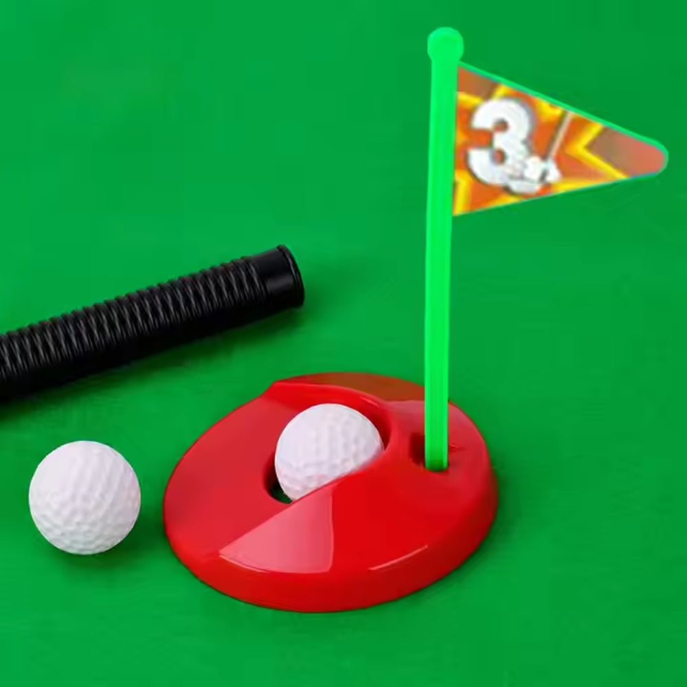 Mini Toilet Golf Toy Set Toilet Time Golf Game  Set Golf Training