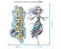 Aeolus Sticker and Magnet - Tamer of Storms Mythkins™ – Greek Goddess of Winds | Waterproof & UV-Proof - Sticker / Mini