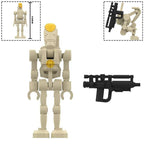 Star Wars Battle Droid Commander Clone Wars Minifigure with Updated Design