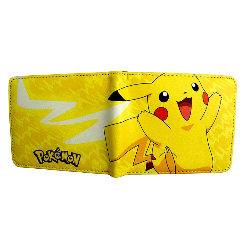 MINISO Cartoon Wallet Pikachu PU Fashion Short Purse