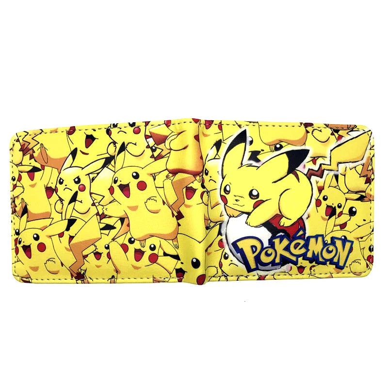 MINISO Cartoon Wallet Pikachu PU Fashion Short Purse