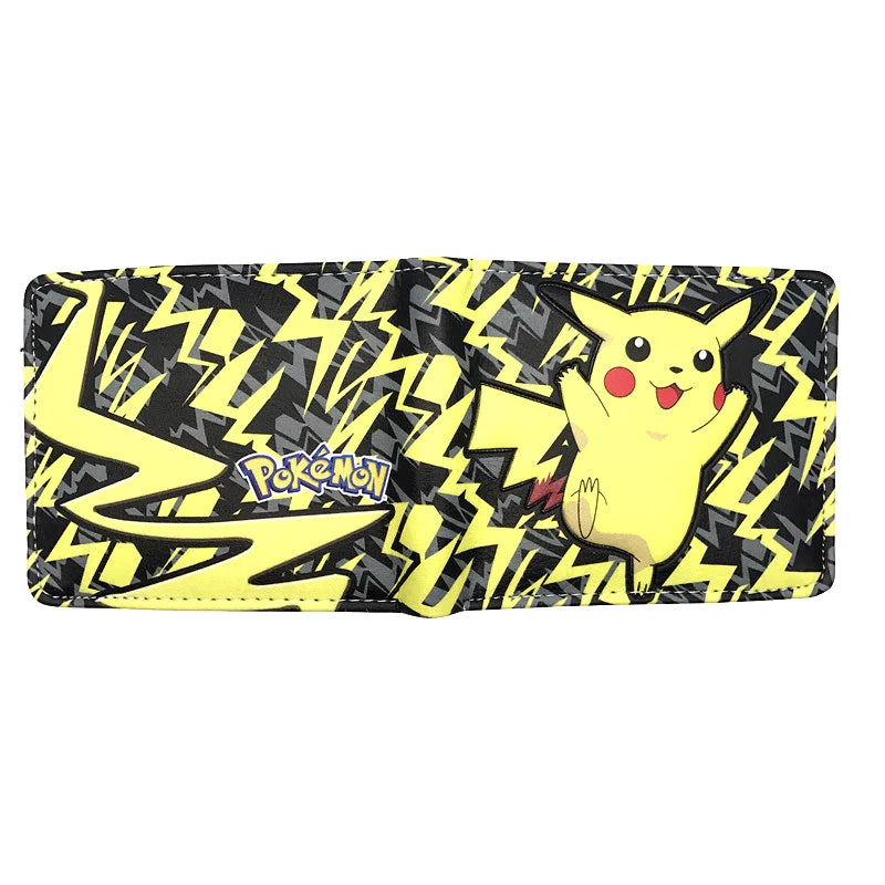 MINISO Cartoon Wallet Pikachu PU Fashion Short Purse