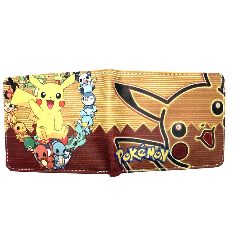 MINISO Cartoon Wallet Pikachu PU Fashion Short Purse