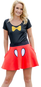 Minnie Mouse Bodysuit and Skirt Costume Set - M
