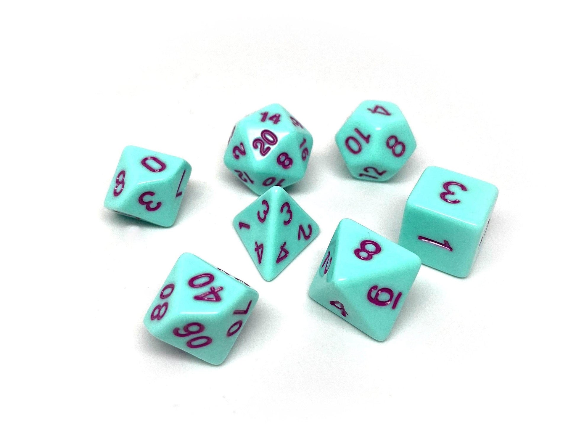 Mint Opaque 7 Piece Set - 