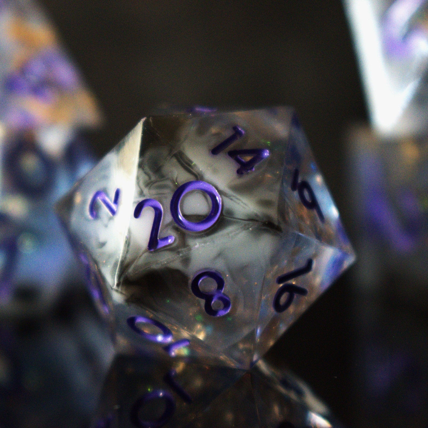 Mirage Arcane Sharp-Edged Resin Dice Set