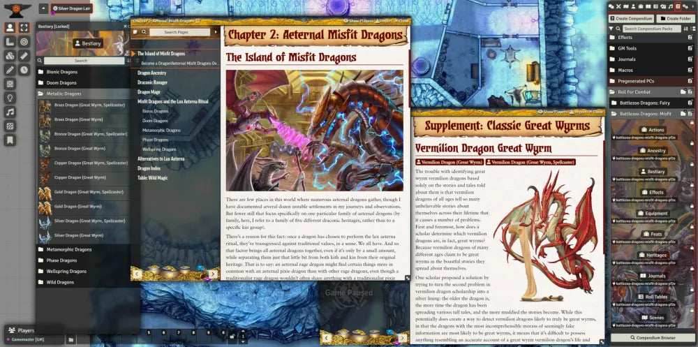 Battlezoo Dragons: Misfit Dragons for Foundry VTT - Pathfinder 2nd Edition / Foundry VTT Module