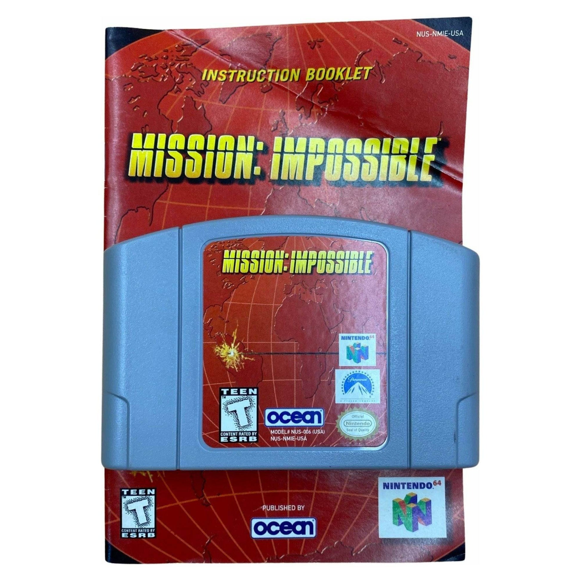 Mission Impossible - N64 - Game & Manual