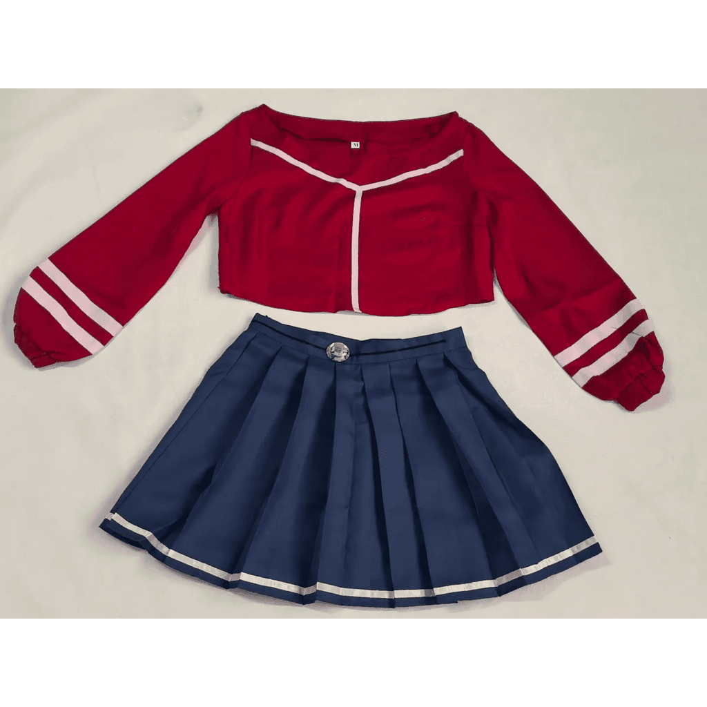 Mita Mira Cosplay School Uniform – MiSide Yandere JK Set for Girls & Women - Wig Only / M