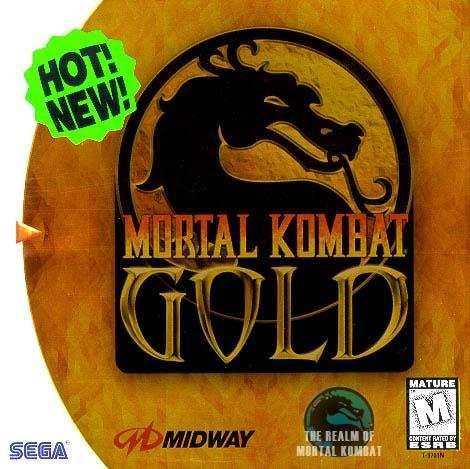 Mortal Kombat Gold (Hot New! Variant) (Sega Dreamcast) - Game Manual Only