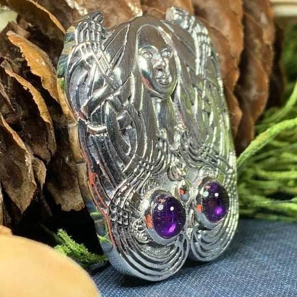 Mother Goddess Necklace - Amethyst