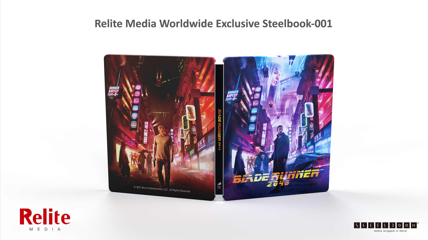 Blade Runner 2049 - Relite Exclusive Steelbook [Full Slip /1000] (4K Ultra HD + Blu-ray)