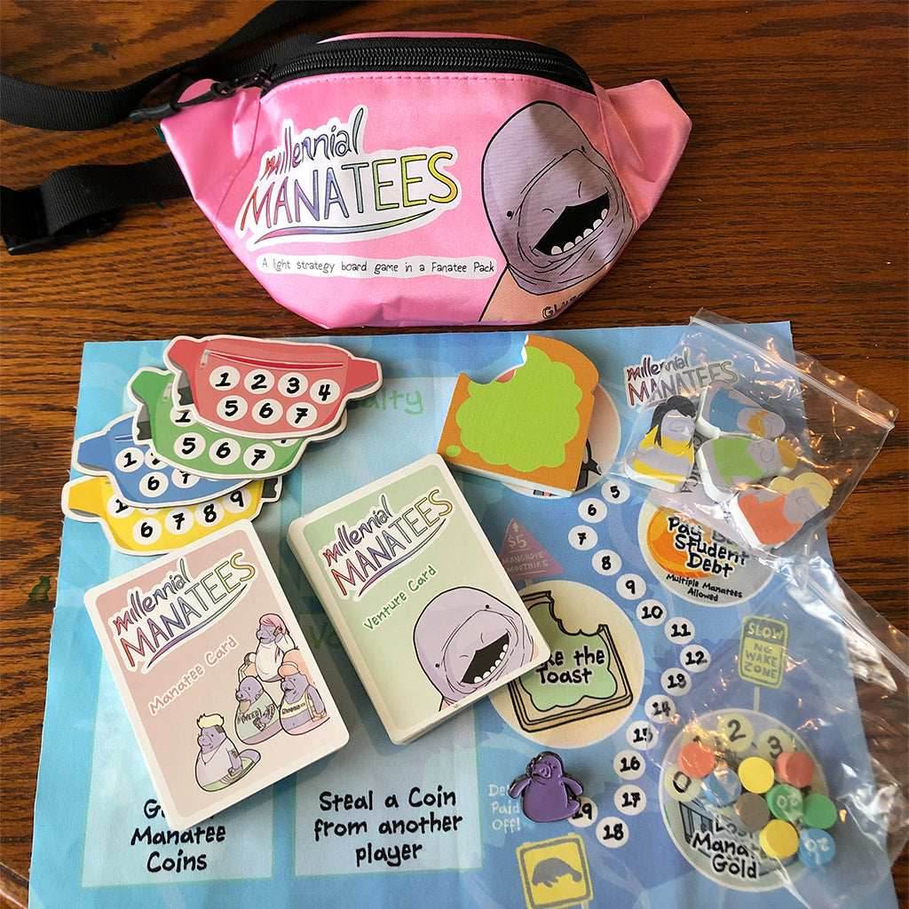 Millennial Manatees: Board Game in a Fanatee Pack - 
