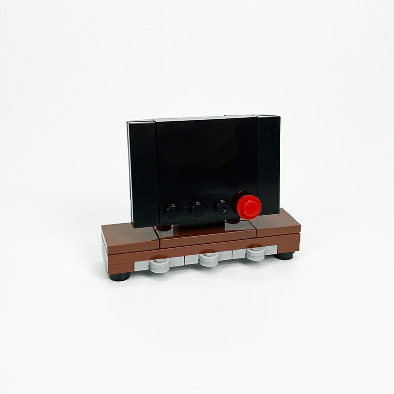 Moc Accessories Locking Creator City Room Sofa Bed Desk Bed Table Furniture Bricks