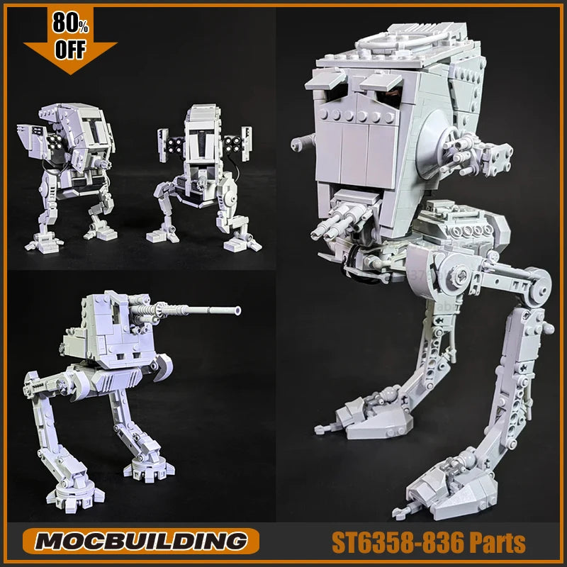 MOC Building Blocks Imperial Walker Bricks DIY Assembled Model Display Toys Children Gifts