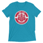 Sunomata sleeve t-shirt - Aqua Triblend / XS
