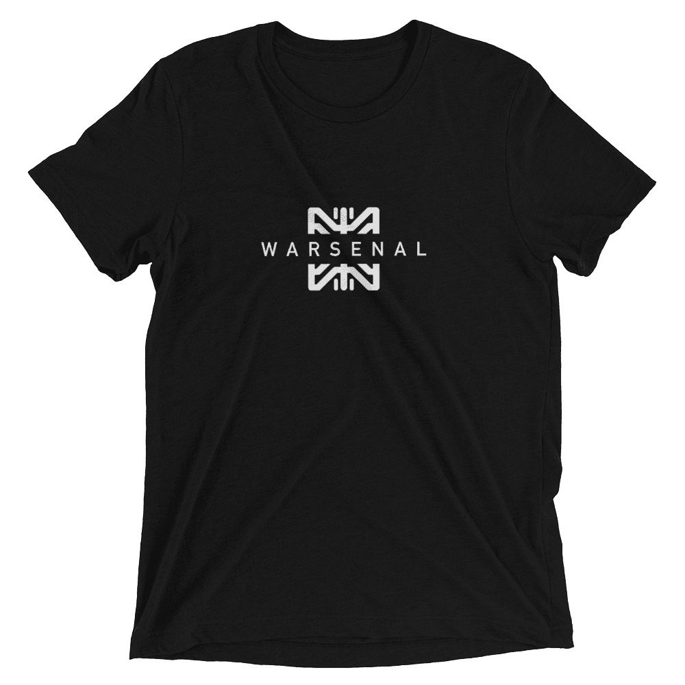 Warsenal Butterfly Short sleeve t-shirt - Solid Black Triblend / XS