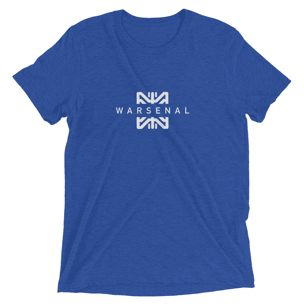 Warsenal Butterfly Short sleeve t-shirt - True Royal Triblend / XS