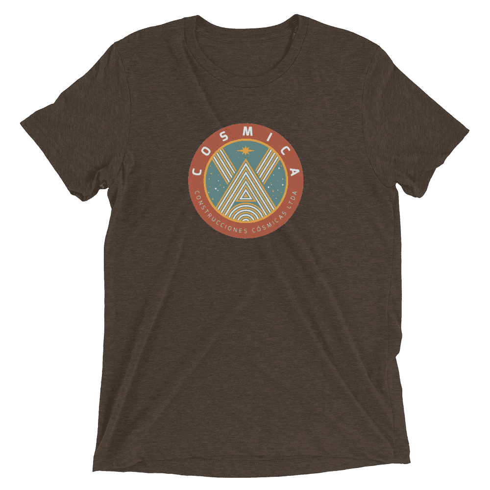 Cosmica Short sleeve t-shirt - Brown Triblend / XS