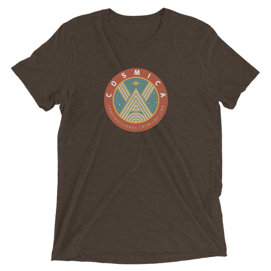 Cosmica Short sleeve t-shirt - Brown Triblend / XS