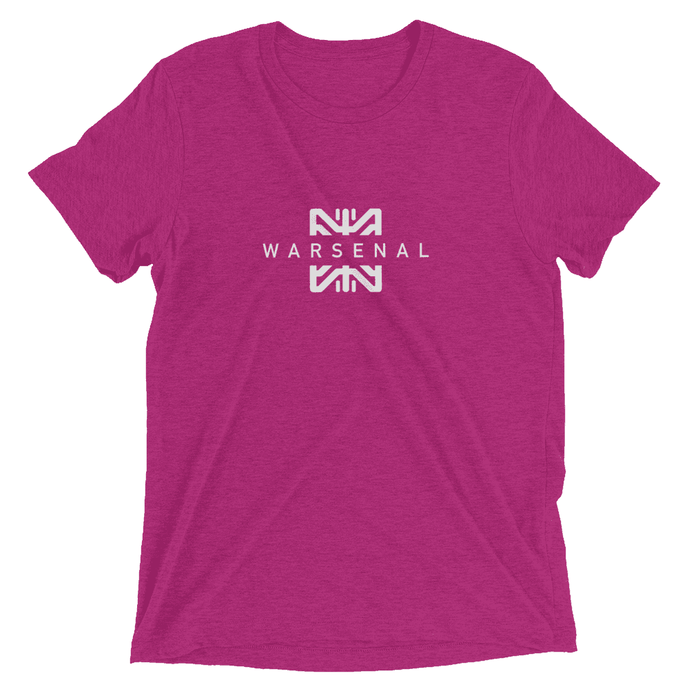 Warsenal Butterfly Short sleeve t-shirt - Berry Triblend / XS