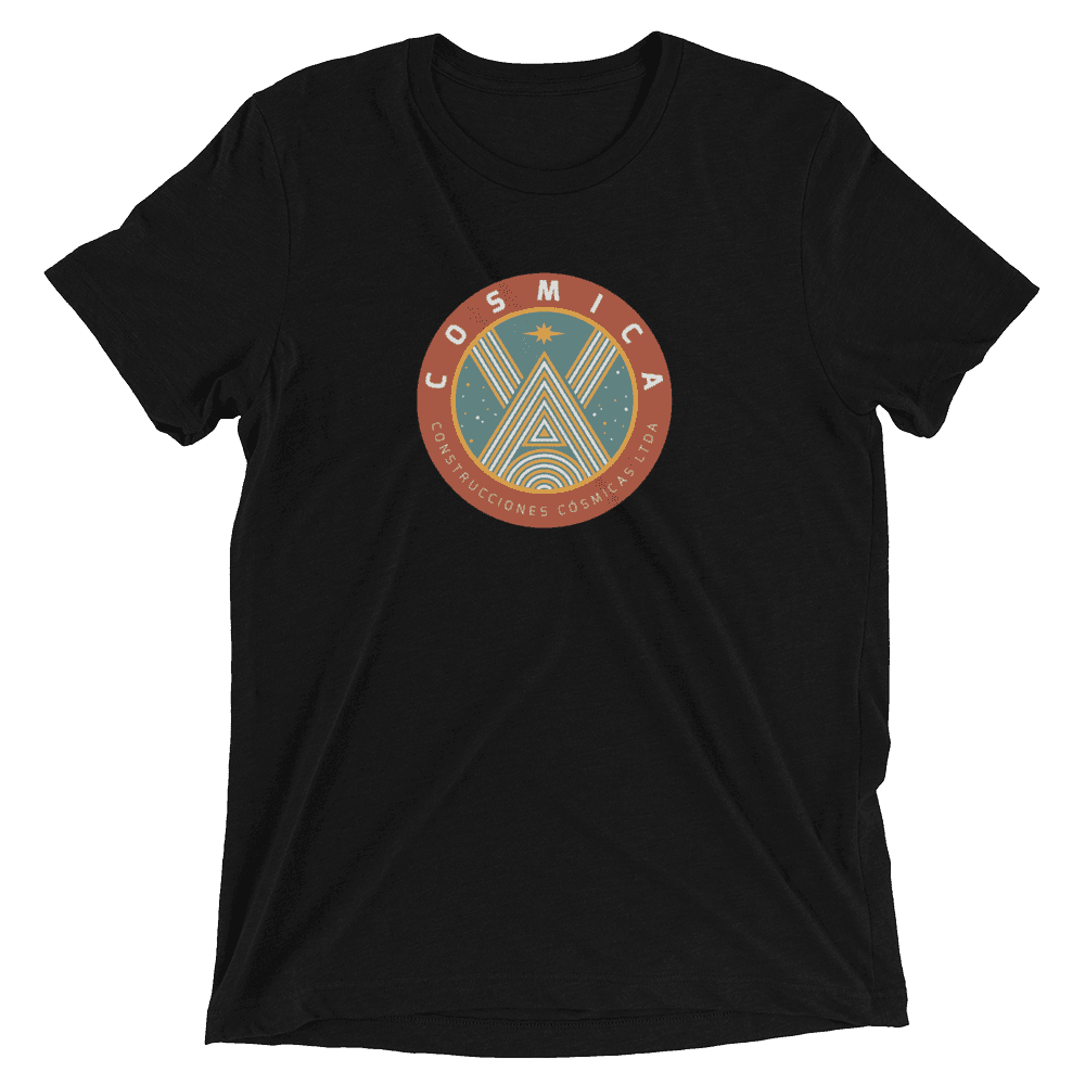 Cosmica Short sleeve t-shirt - Solid Black Triblend / XS