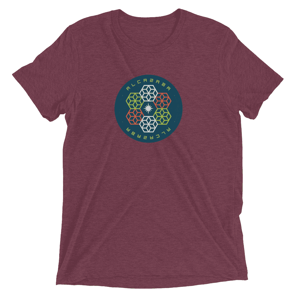 Alcazaba Short sleeve t-shirt - Maroon Triblend / XS