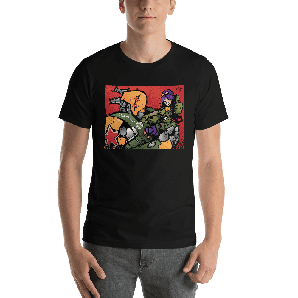 Classic Scarface and Cordelia Tee (Mayacast) - Black / XS