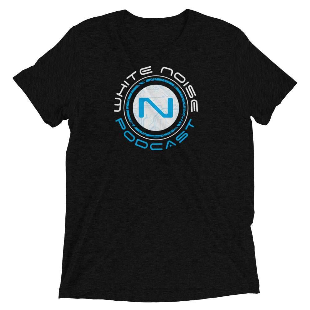 White Noise Tri-Blend Tee - Solid Black Triblend / XS