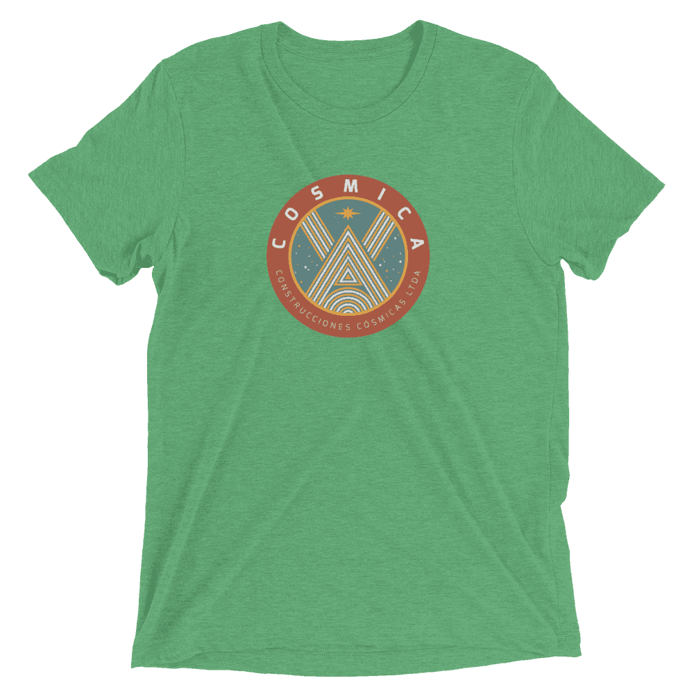 Cosmica Short sleeve t-shirt - Green Triblend / XS