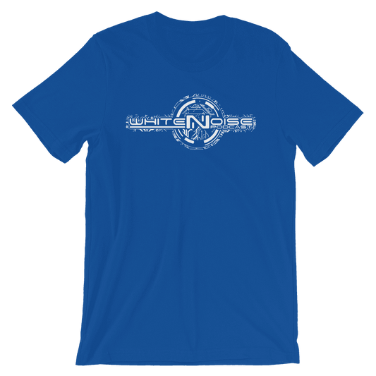White Noise Blue Tee - S