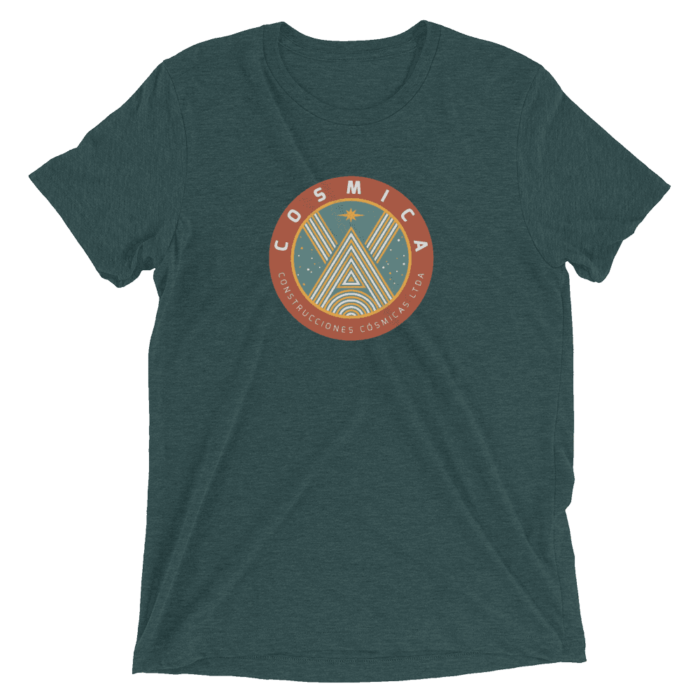 Cosmica Short sleeve t-shirt - Emerald Triblend / XS