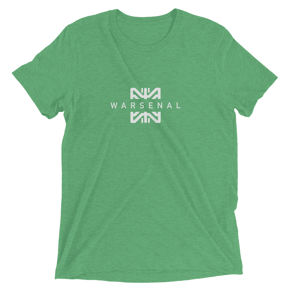 Warsenal Butterfly Short sleeve t-shirt - Green Triblend / XS